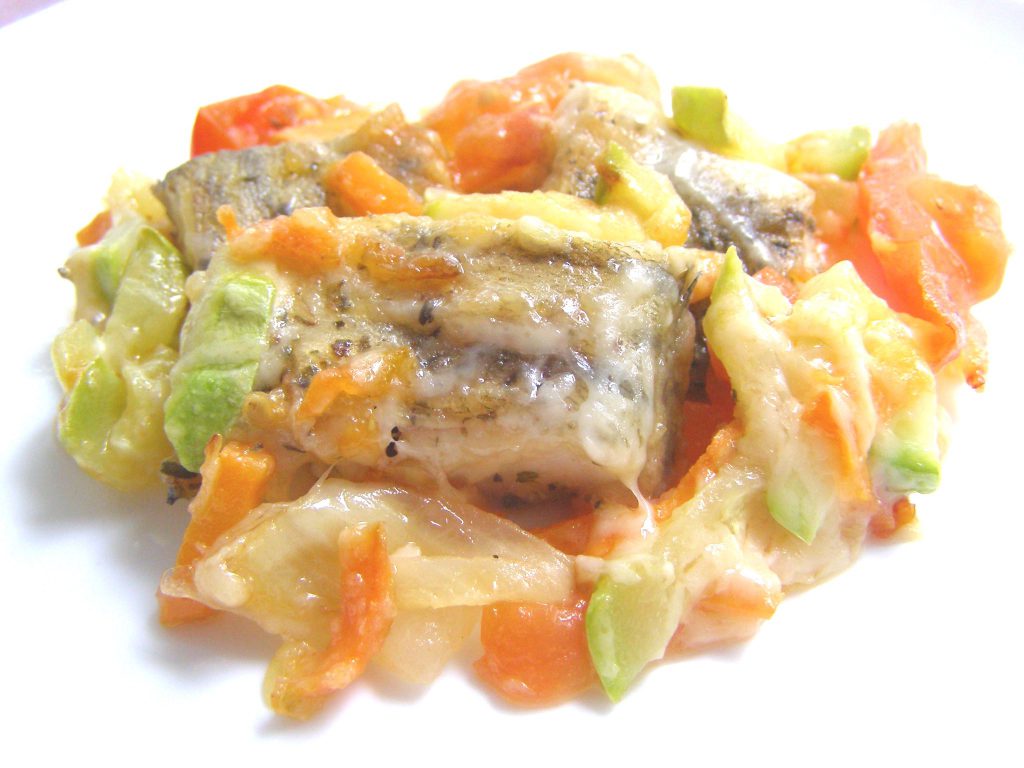 Рыба с овощами