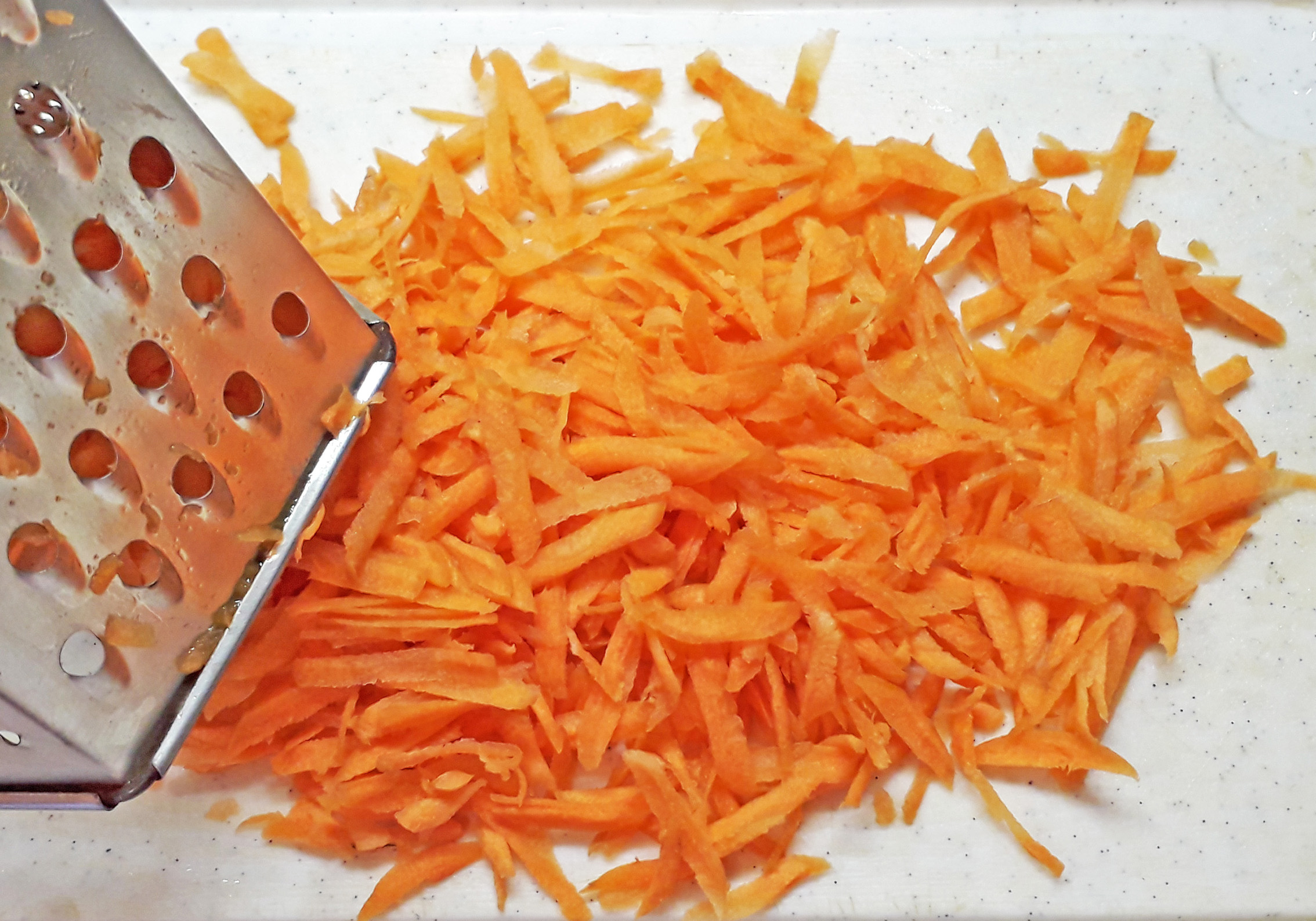 морковь натертая