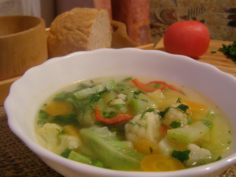 диетический овощной суп для похудения
